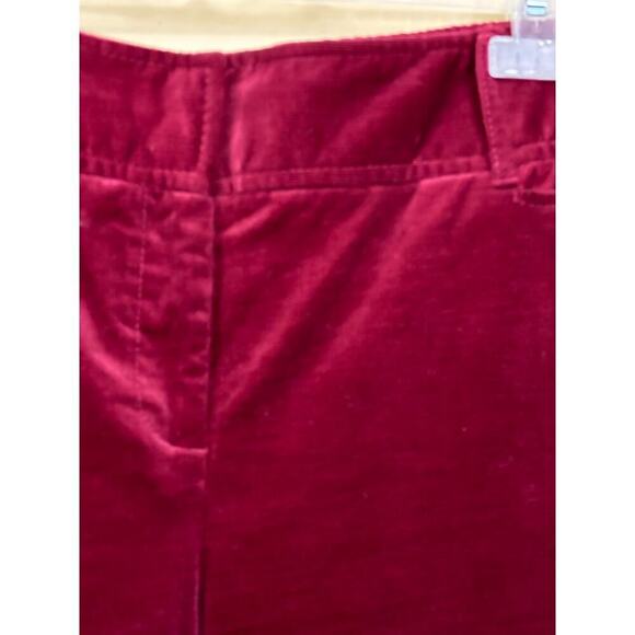 Loft maroon corduroy Julie pants, 14, cool weather, cozy, cabincore, academic - Picture 3 of 5